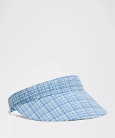 Women's Seersucker Check Removable Sweatband Visor | Hats