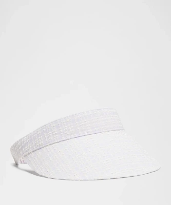 Women's Seersucker Check Removable Sweatband Visor | Hats