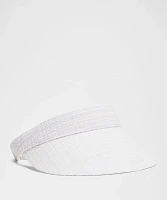 Women's Seersucker Check Removable Sweatband Visor | Hats