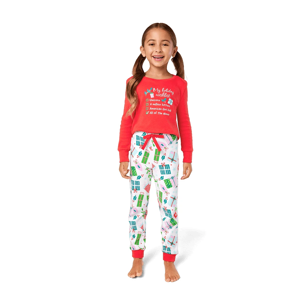 Holiday Wish List PJs for Little Girls