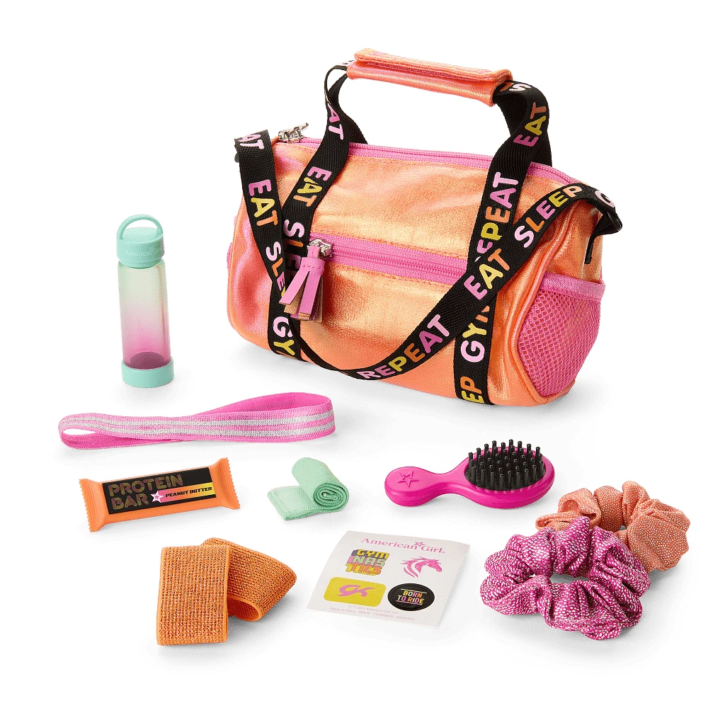 Lila's™ Gym Bag & Gear for 18-inch Dolls (Girl of the Year™ 2024)