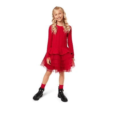 American Girl® x Something Navy Crimson Sparkle Sweater Dress for Girls