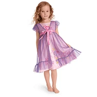 Royal Ruffles Nightie & Robe for Little Girls