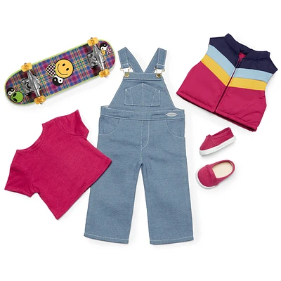 Nicki’s™ Skateboarding Outfit for 18-inch Dolls (Historical Characters)