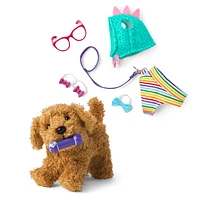 Daffodil Doodle™ Dog for 18-inch Dolls & Fancy Pet Fashion Accessories