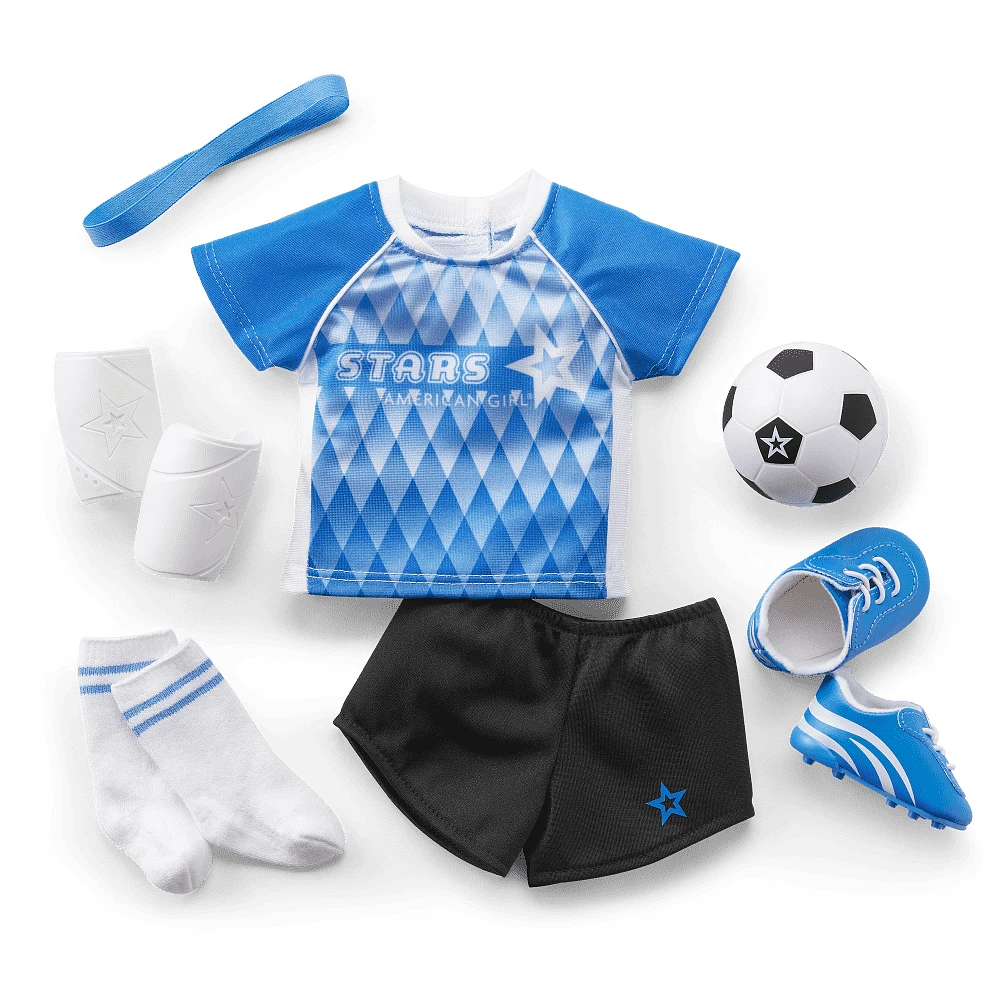 Go for the Goal Soccer Outfit for 18-inch Dolls