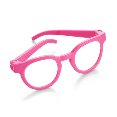Petal-Pink Glasses for 18-inch Dolls