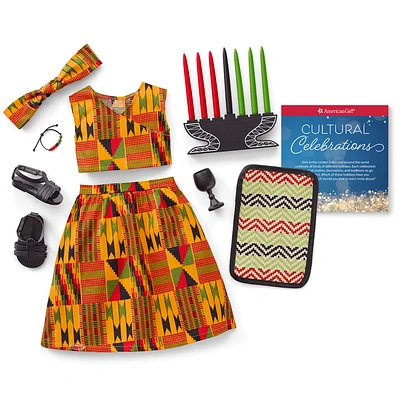 Kwanzaa Celebration Outfit for 18-inch Dolls