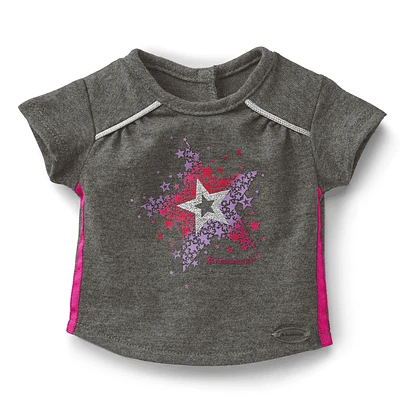 Star Bright Tee for 18-inch Dolls