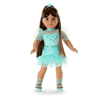 March Gleaming Aquamarine Outfit for 18-inch Dolls