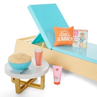 American Girl® x KidKraft® Dollhouse & Pool Bundle