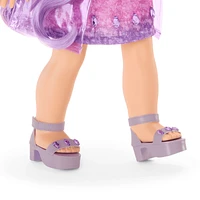 February Amazing Amethyst Outfit for 18-inch Dolls