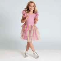 Pastel Party Dress for Girls