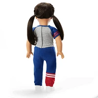 American Girl® x NFL New York Giants Fan Outfit & Accessories for 18-inch Dolls