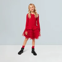 American Girl® x Something Navy Crimson Sparkle Sweater Dresses for Girls & Little Girls