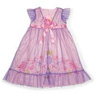 Royal Ruffles Nightie and Robe for Little Girls & WellieWishers™ Dolls