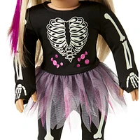 You Glow, Girl! Skeleton Costume for 18-inch Dolls