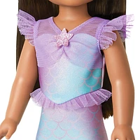 2-in-1 Sparkly Mermaid Outfit for WellieWishers™ Dolls