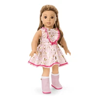 Floral Fashion Outfit for 18-inch Dolls