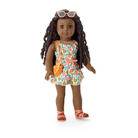 Orange You Glad It's Summer Outfit for 18-inch Dolls