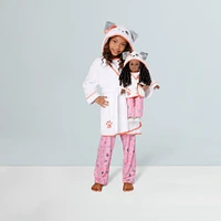Comfy Puppy Robe Set for Girls & 18-inch Dolls