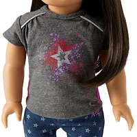 Star Bright Tee for Girls & 18-inch Dolls