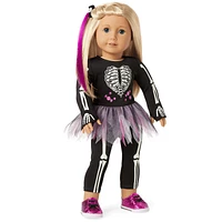 You Glow, Girl! Skeleton Costume for 18-inch Dolls