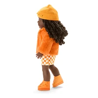 November Shimmering Citrine Outfit for 18-inch Dolls