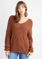 Slouchy V Neck Sweater