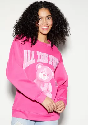 Salem7 Teddy Pink Hoodie