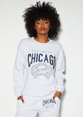 Chicago Varsity Graphic Crew Neck Sweatshirt