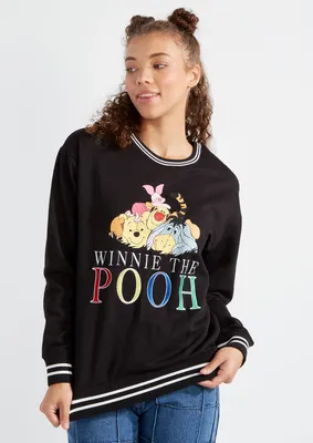 Winnie The Pooh Graphic Crew Neck Sweatshirt