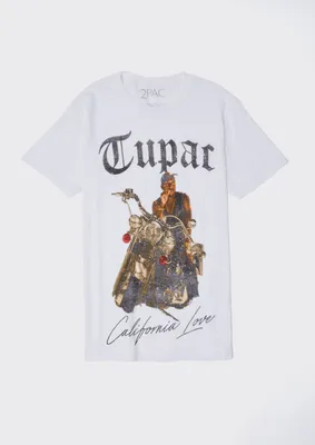 Tupac Motorcycle Graphic Tee