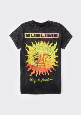 Mineral Wash Sublime Sun Graphic Tee