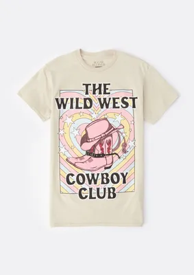 Wild West Cowboy Club Graphic Tee