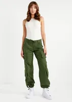 Rue21 Olive Y2K Cargo Pants