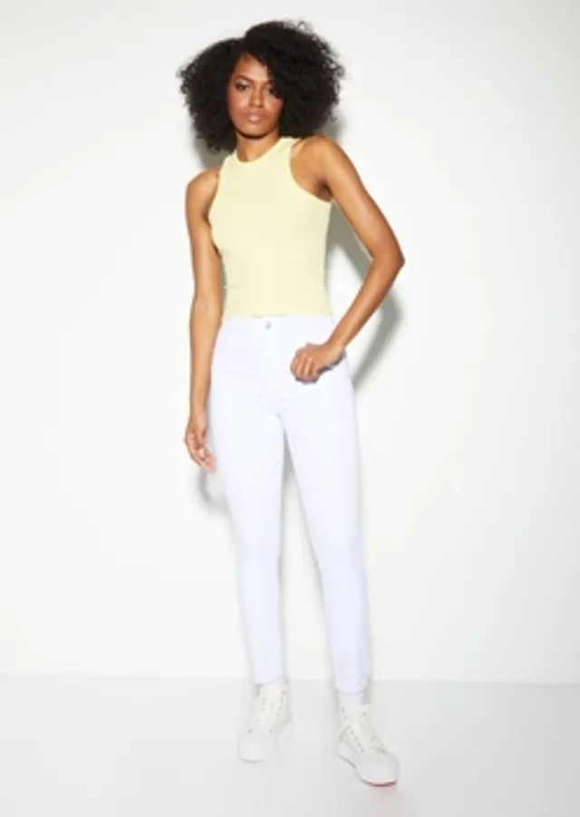 Rue21 White High Rise Ultimate Stretch Jeggings