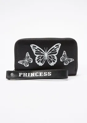 Princess Butterfly Print Wallet