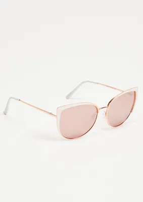 Blush Double Cat Eye Sunglasses