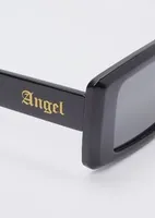 Black Angel Script Sunglasses