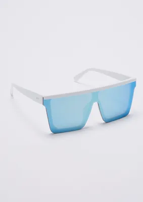 White Shield Sunglasses