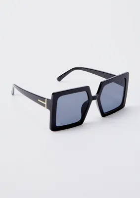Black Square Lens Sunglasses