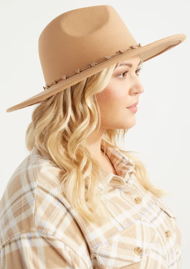 Rue21 Tan Straw Cowboy Hat