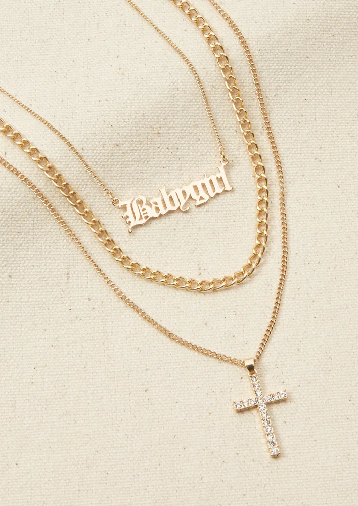 10k gold necklace Women's choker - baby necklace - Cadena En Oro De 10k 16”  bebé | eBay