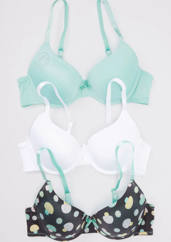Rue21 3-Pack Butterfly Lace Strappy Thong Set