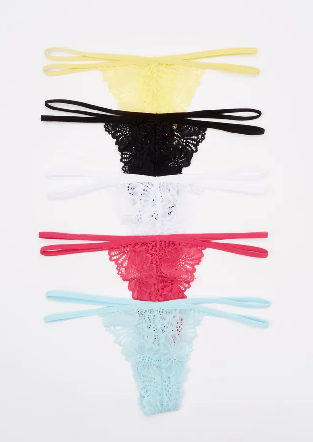 3pack Butterfly Thong Set