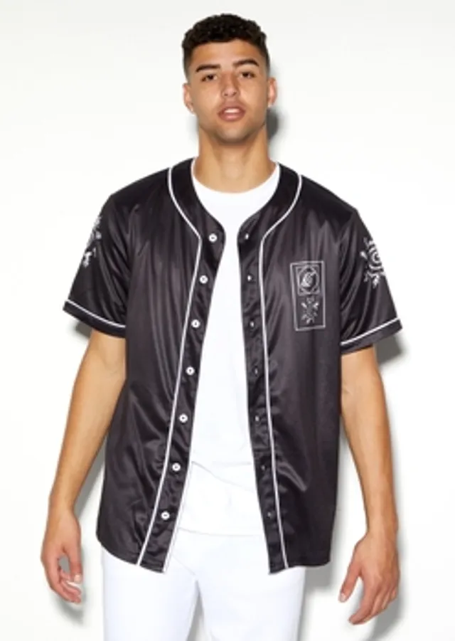 Rue21 Pinstriped New York Embroidered Baseball Jersey