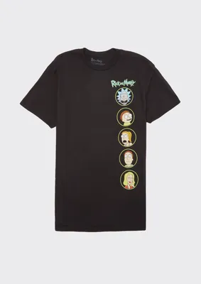 Rick And Morty Character Graphic Tee