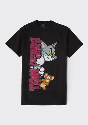 Tom And Jerry Hiding Graphic Tee