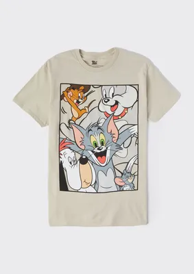 Tom And Jerry Group Graphic Tee